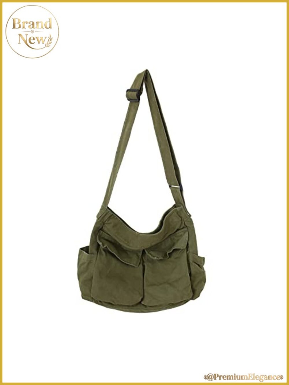 Canvas Boho Hippie Crossbody Bag Tote Shoulder Bag Sling Bag